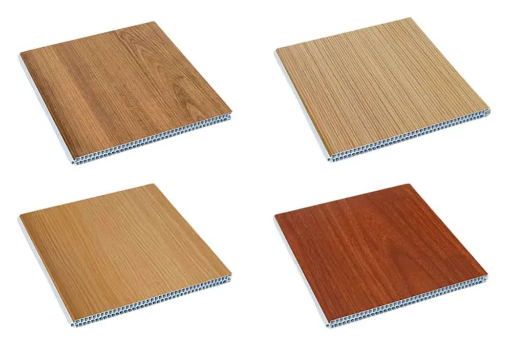 Vách ngăn nhựa PVC 2 mặt giả gỗ