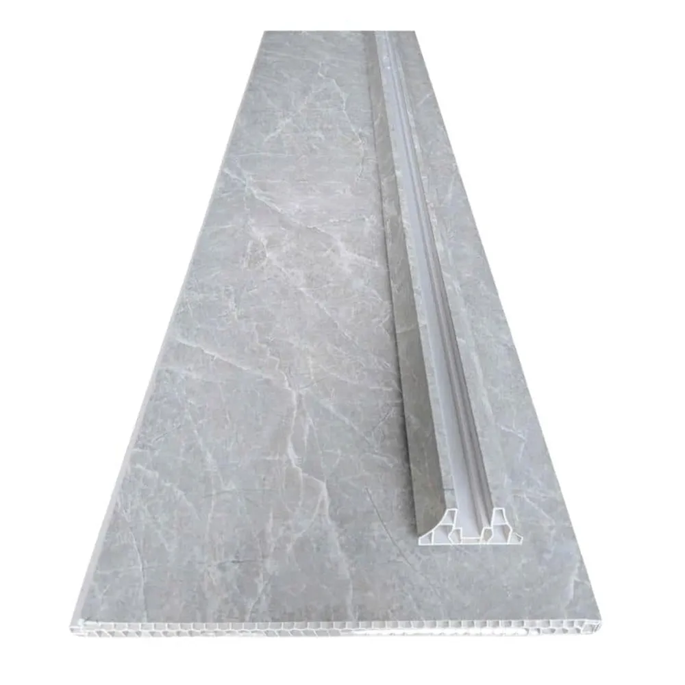 Vách ngăn nhựa PVC 2 mặt vân đá